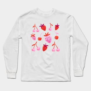 Berries + Cherries Long Sleeve T-Shirt